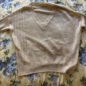 cream sweater size small